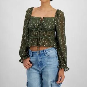 And Now This size M Blouse with Ties